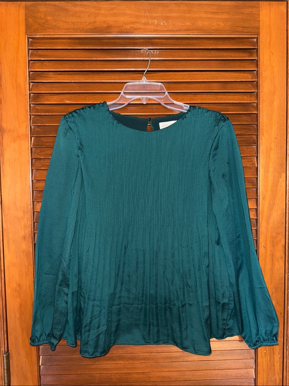 APRICOT Long Sleeve Pleated Blouse